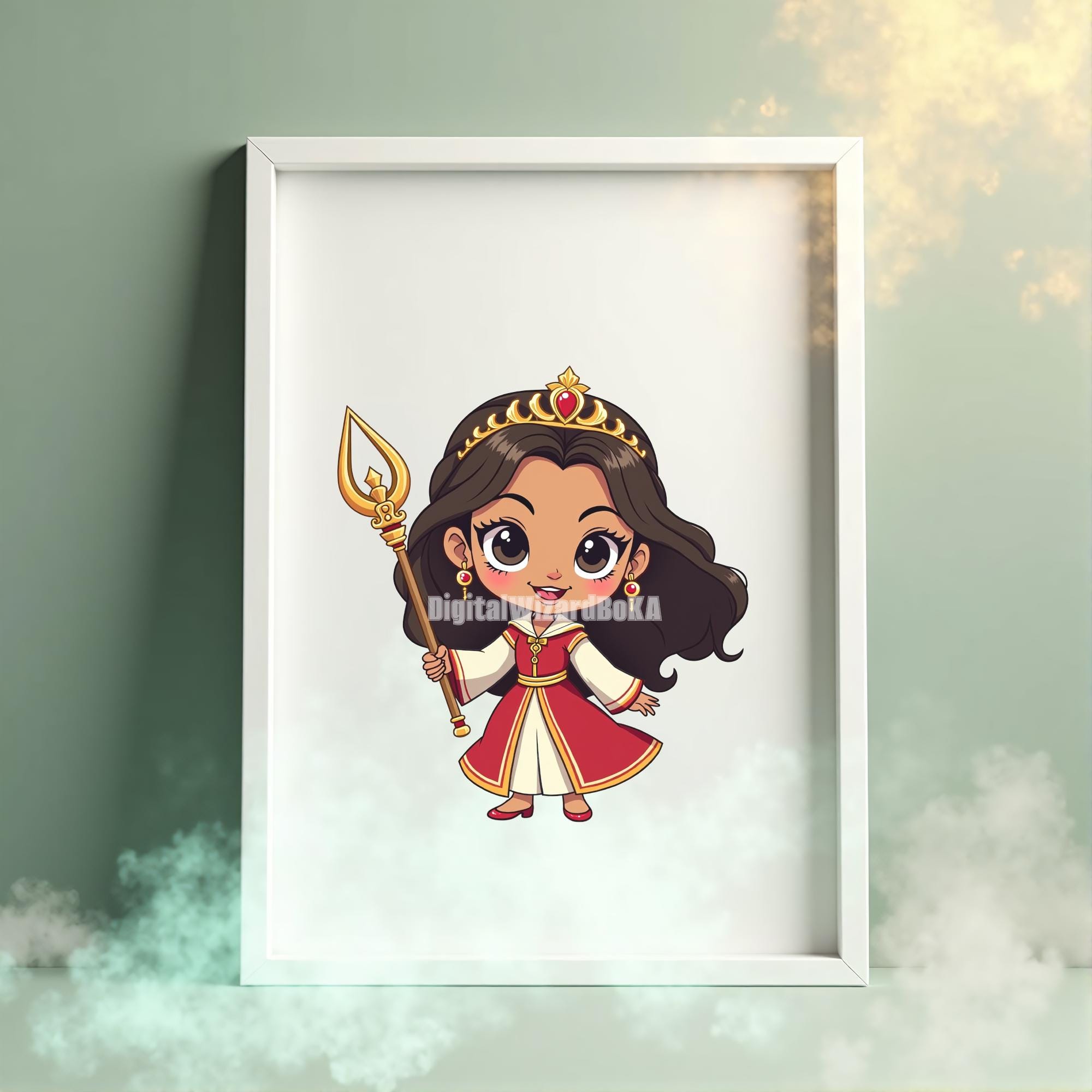 Chibi Cartoon Girl Characters - 334 Cute Princess Clipart Images, Transparent Background PNG, Perfect for Kids Decor & Creative Projects