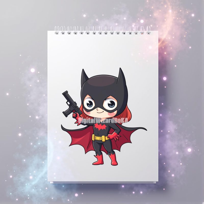 197 Superheroes and Villains Kawaii Clipart - Cute Hero and Villain Characters PNG image 9