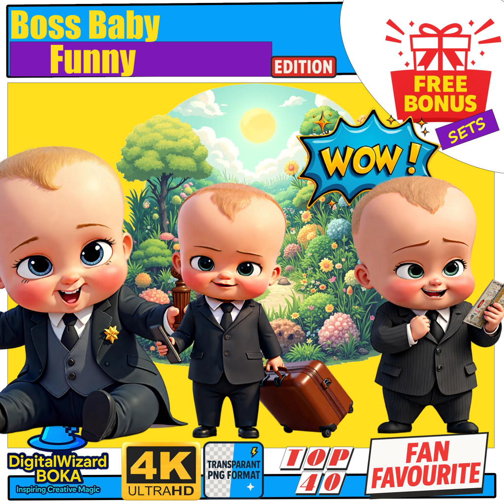 Business Baby Chibi - 350 Transparent PNG Clipart