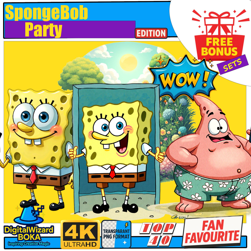 Undersea Birthday Chibi - 550 PNG