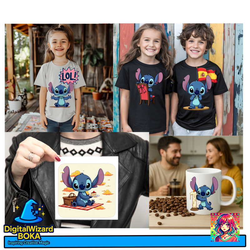 Blue Alien Birthday Chibi - 250 PNG image 7