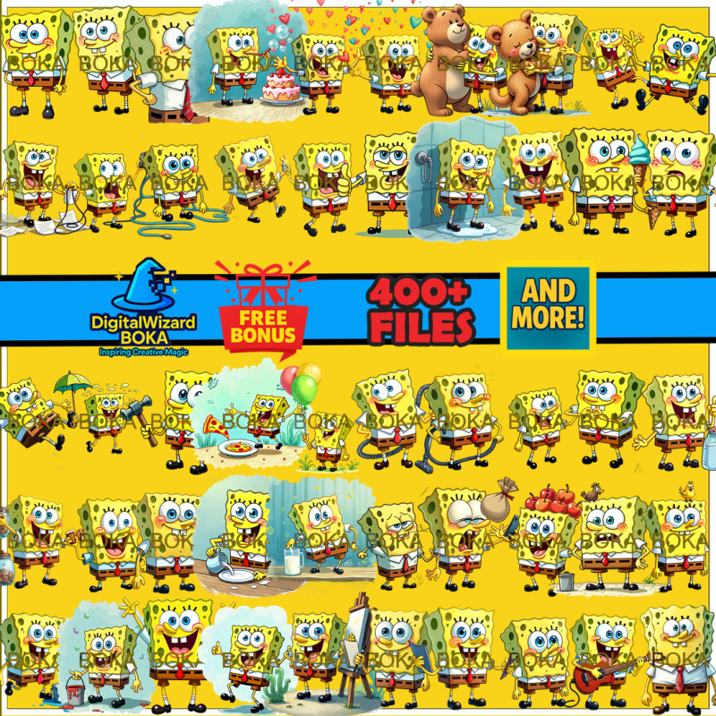 Undersea Birthday Chibi - 550 PNG image 9