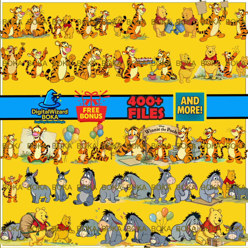 Classic Bear Birthday Chibi - 300 PNG image 10