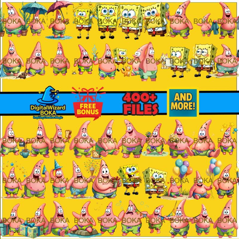 Undersea Birthday Chibi - 550 PNG image 12