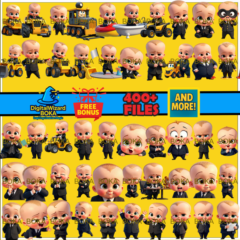 Business Baby Chibi - 350 Transparent PNG Clipart image 12