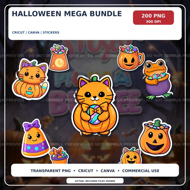 Halloween PNG Mega Bundle preview