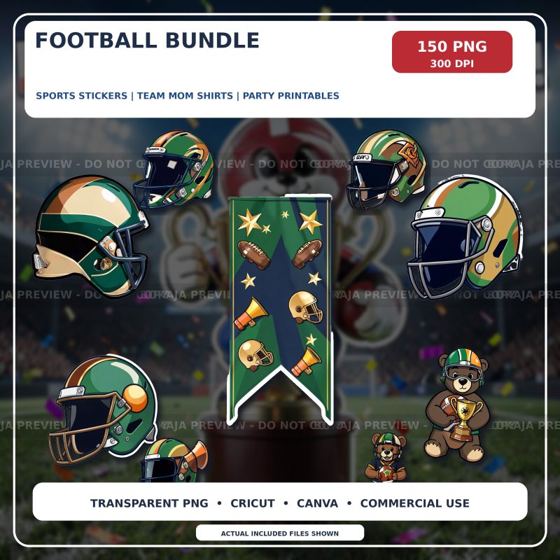 Football PNG Bundle preview