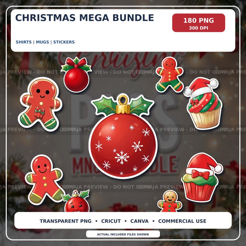 Christmas PNG Mega Bundle preview