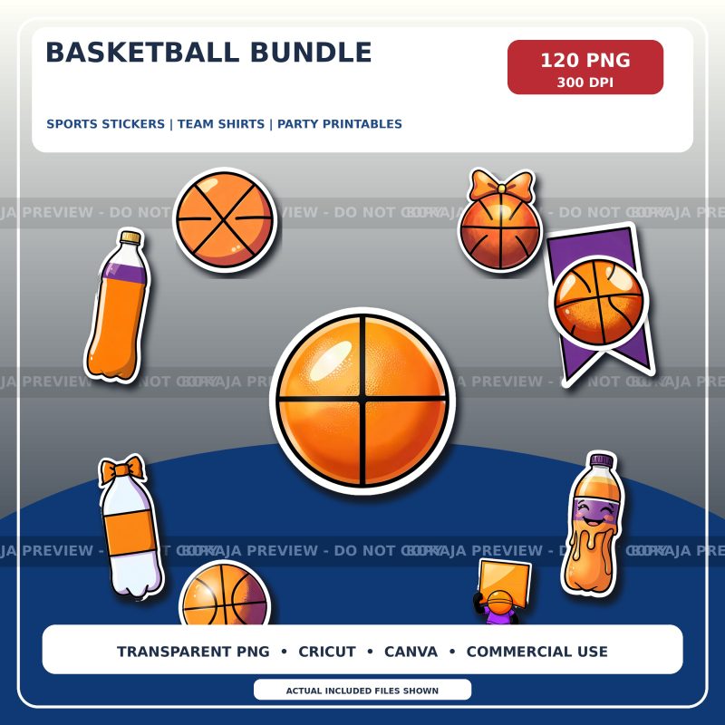 Basketball PNG Bundle preview