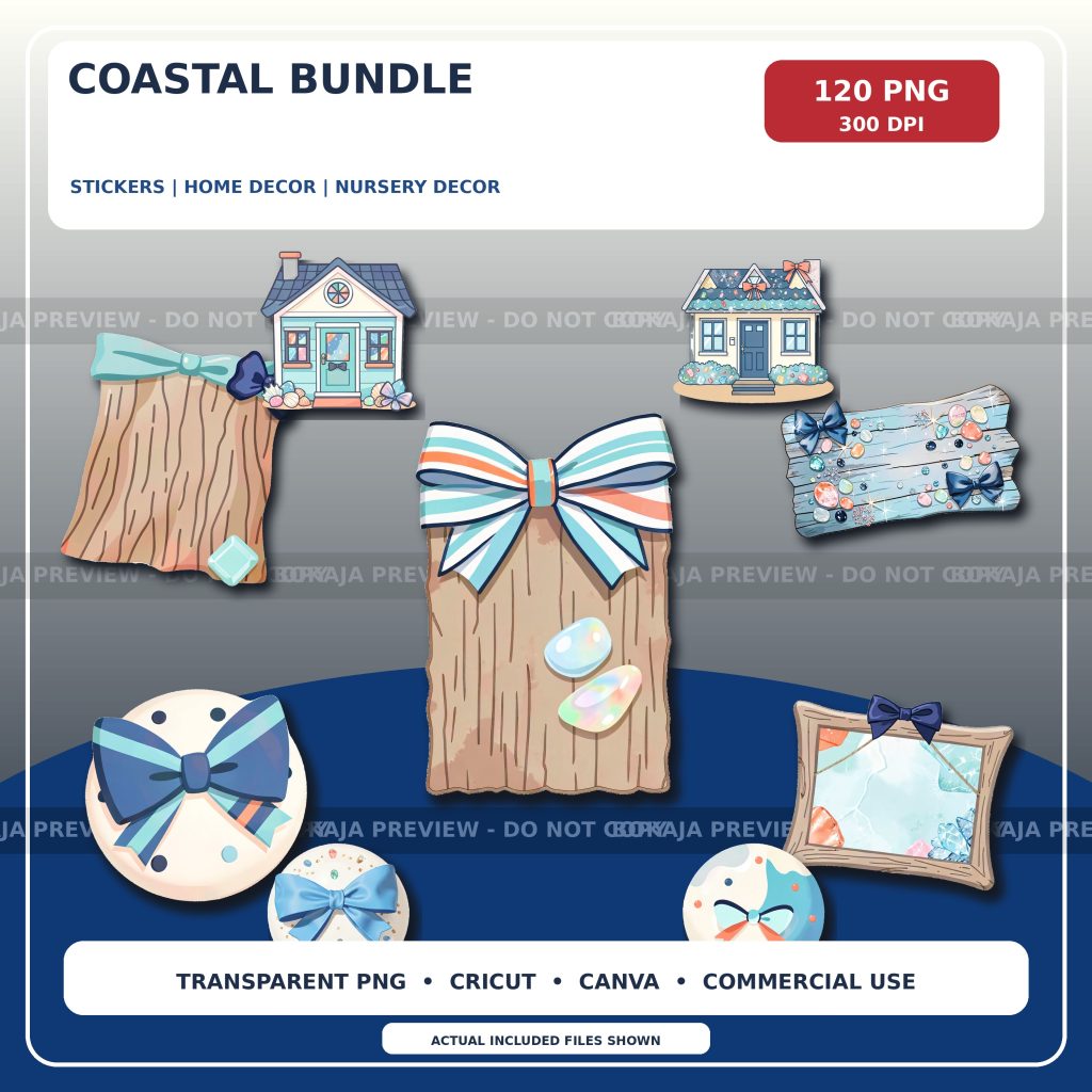 Coastal Clipart Bundle
