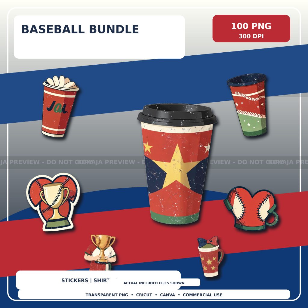 Baseball Clipart Bundle
