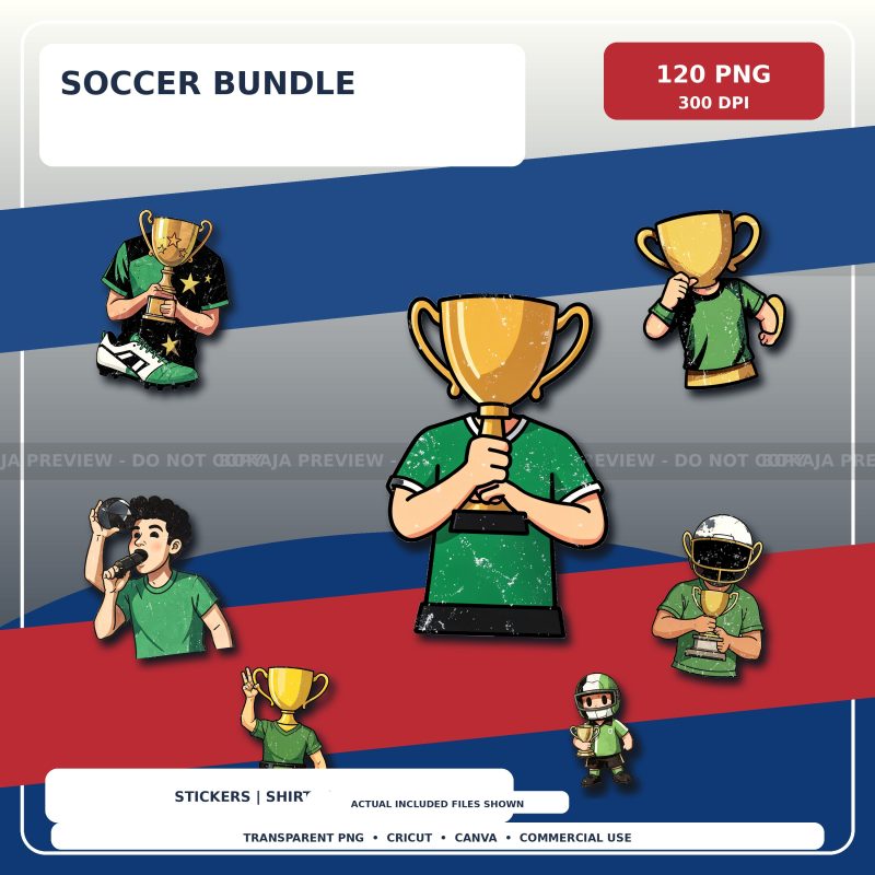 Soccer PNG Bundle preview