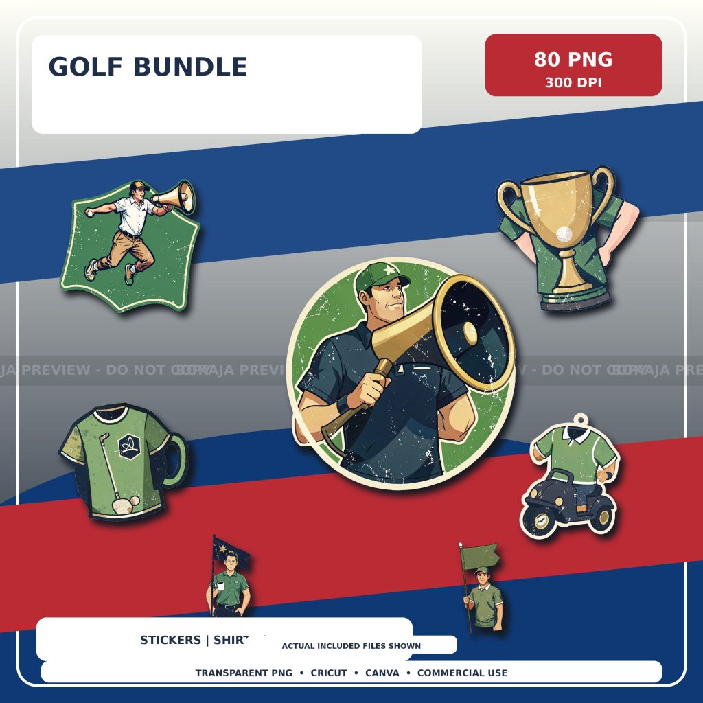 Golf Clipart Bundle
