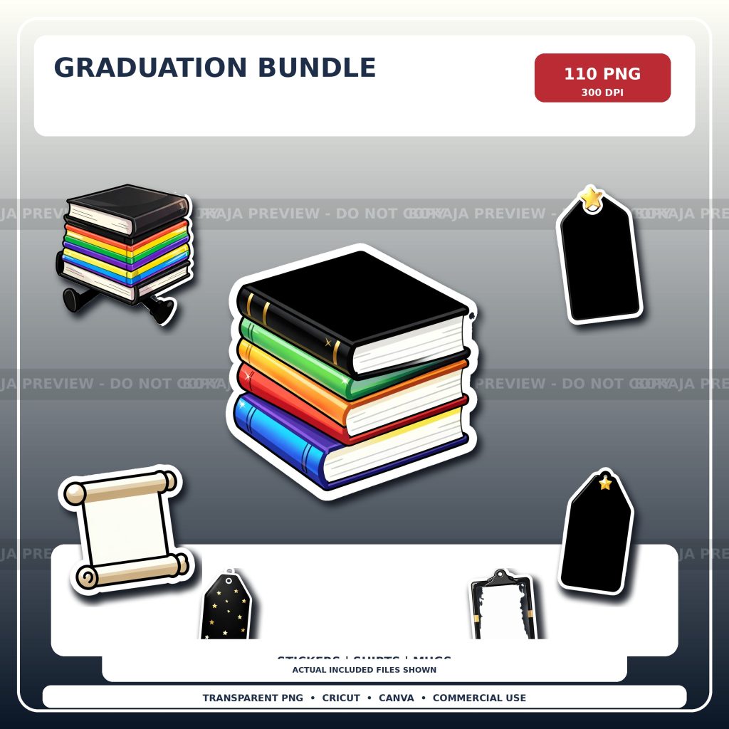 Graduation Clipart Bundle