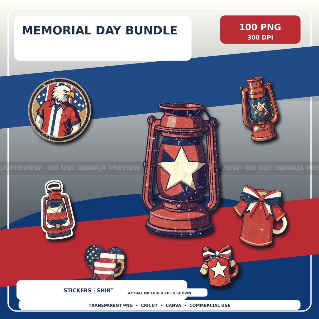 Memorial Day PNG Bundle