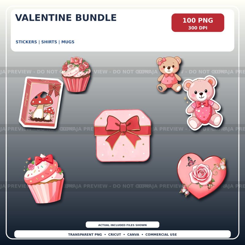 Valentine Clipart Bundle preview