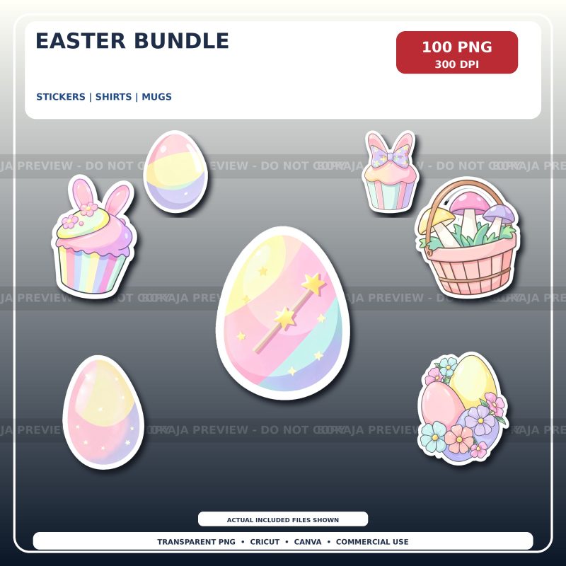 Easter PNG Bundle preview