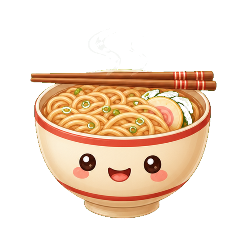 Chinese Food PNG - 10 Cute Takeout Kawaii Graphics - PNG Bundle image 4