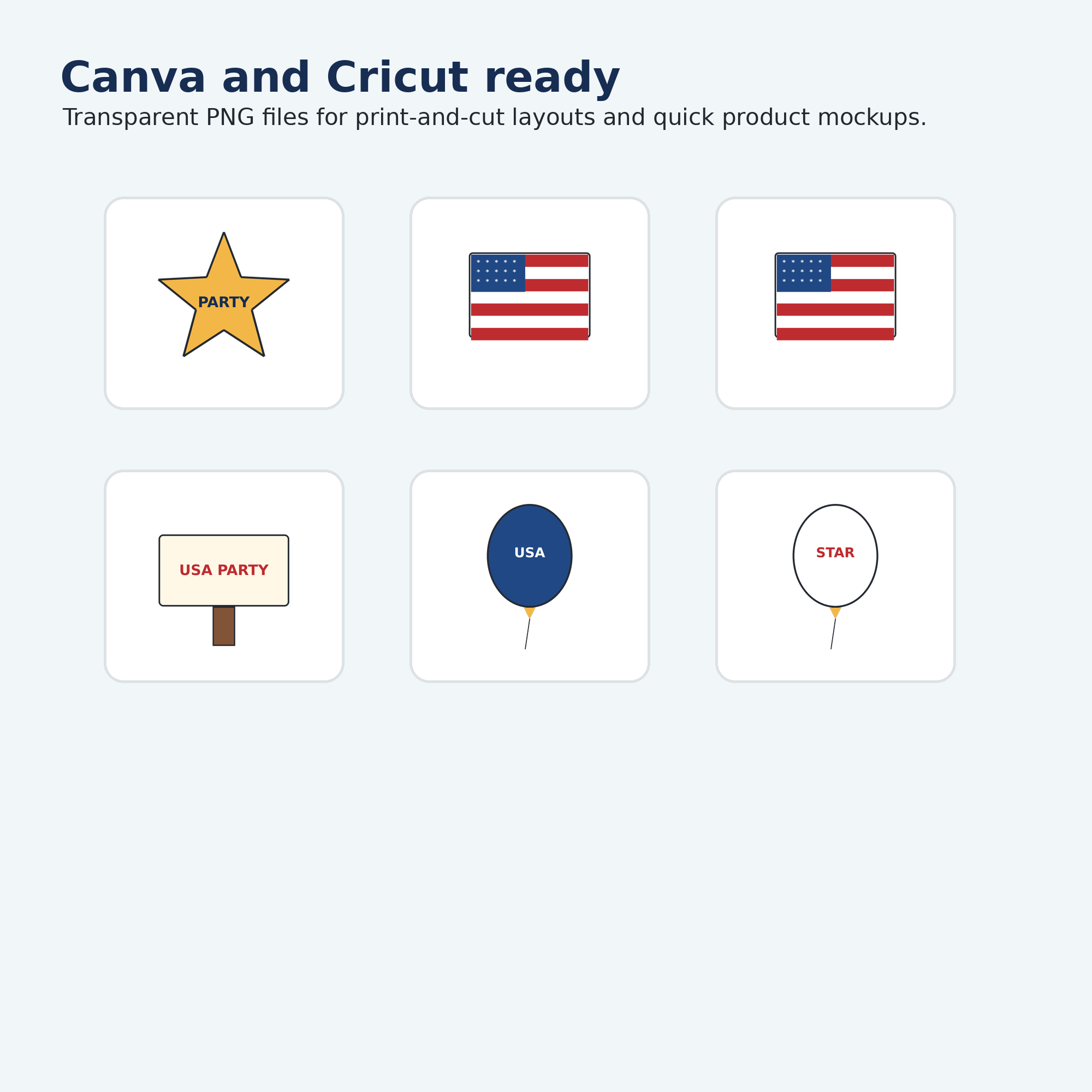 July 4 Canva Cricut Mockup