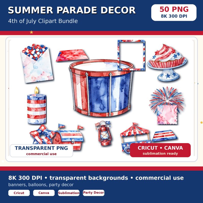 Summer parade decor 8K 300 DPI thumbnail
