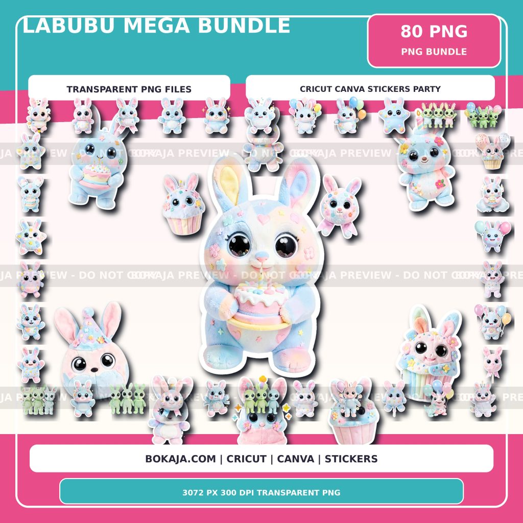 Labubu PNG Mega Bundle