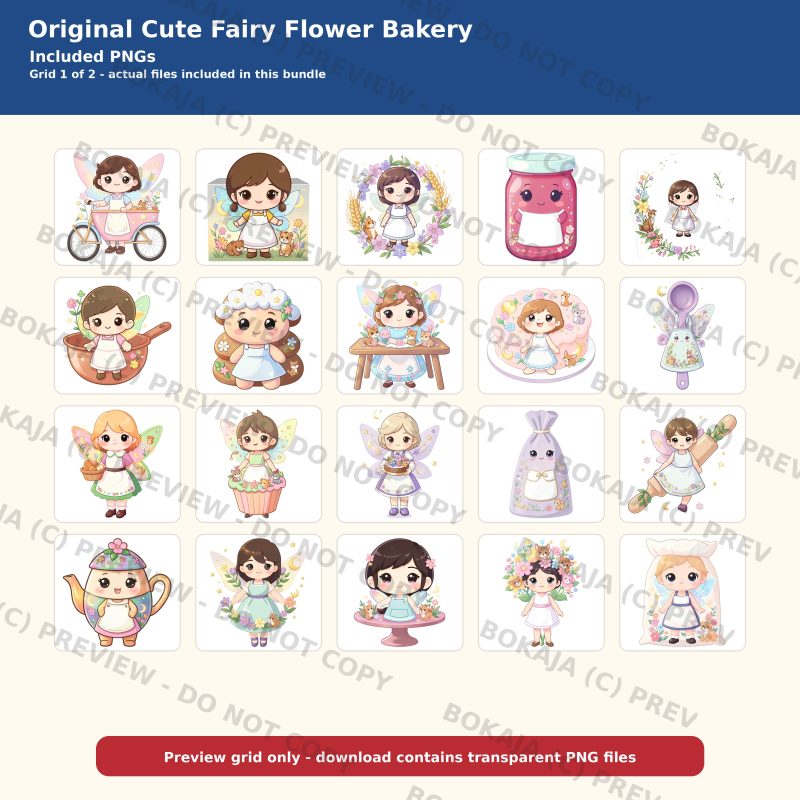 Quality V2 — Original Cute Fairy Flower Bakery image 2