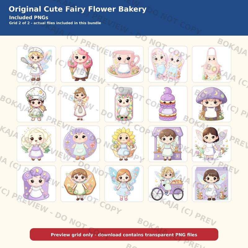 Quality V2 — Original Cute Fairy Flower Bakery image 3