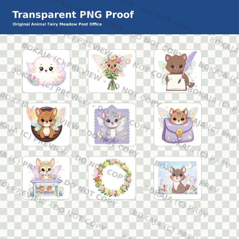 Quality V2 — Original Animal Fairy Meadow Post Office image 4
