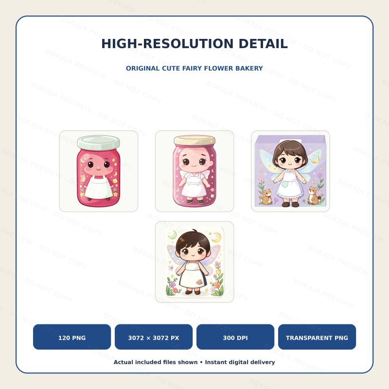 Quality V2 — Original Cute Fairy Flower Bakery image 5