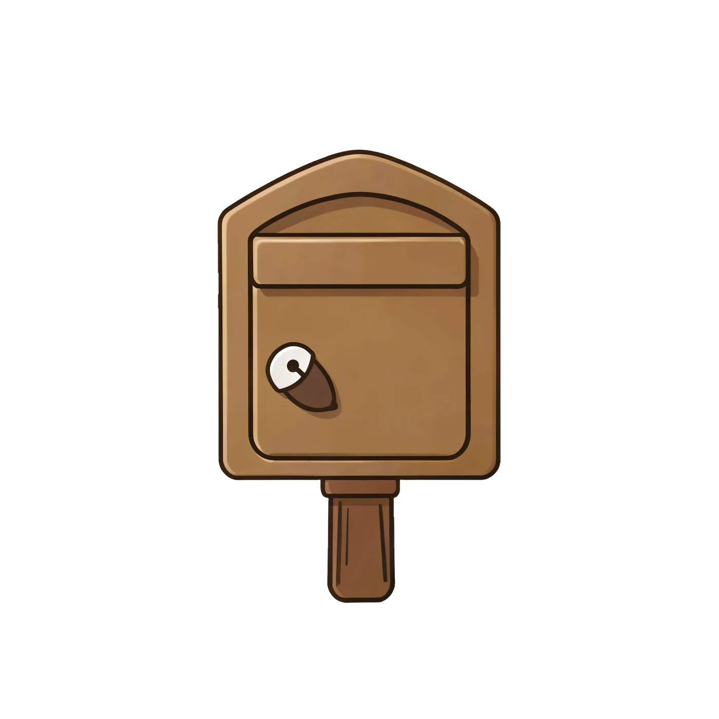 Acorn Mailbox 01 transparent PNG from the free Animal Fairy Meadow Post Office pack