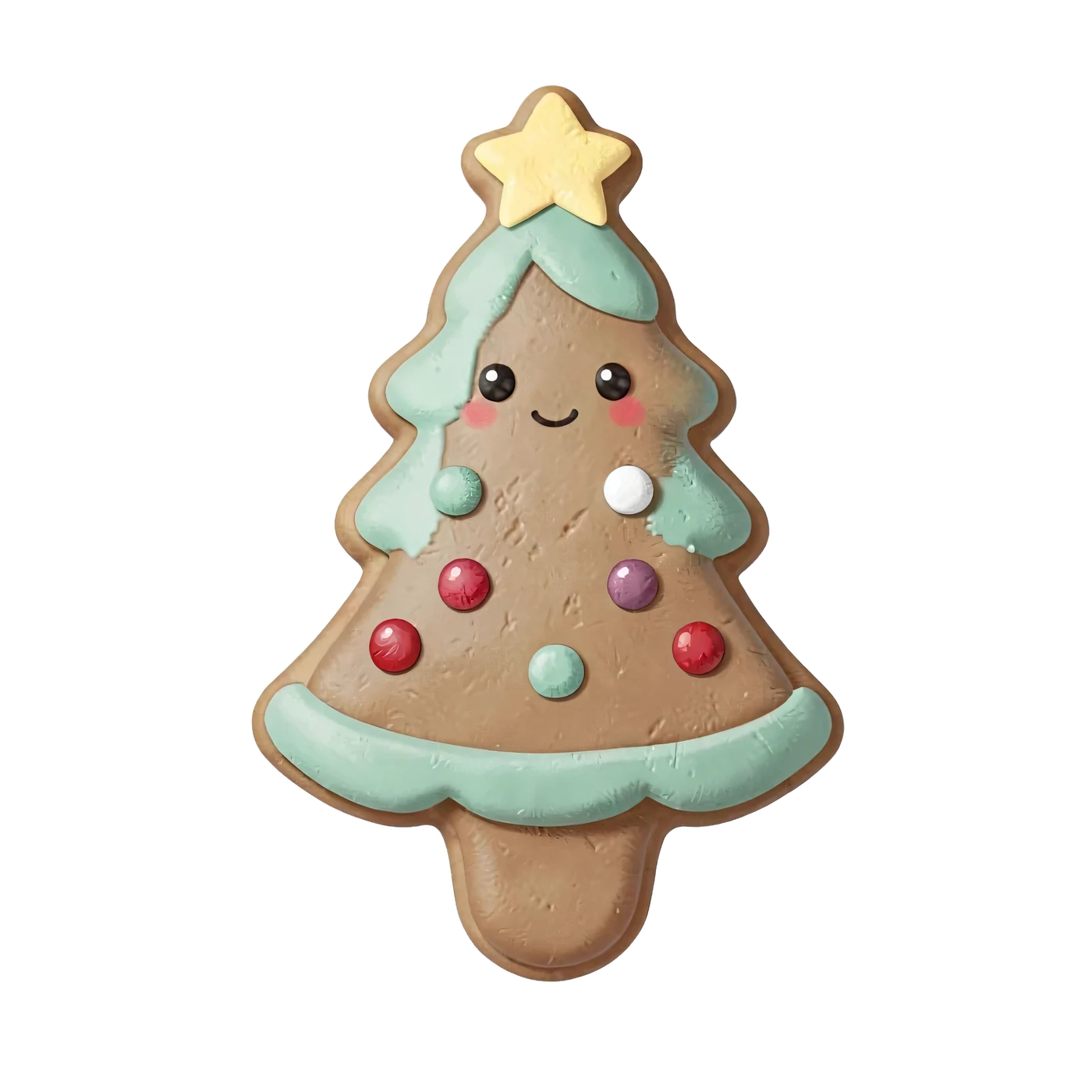Gingerbread Tree Cookie 01 transparent PNG from the free Christmas Fairy Gingerbread Workshop pack