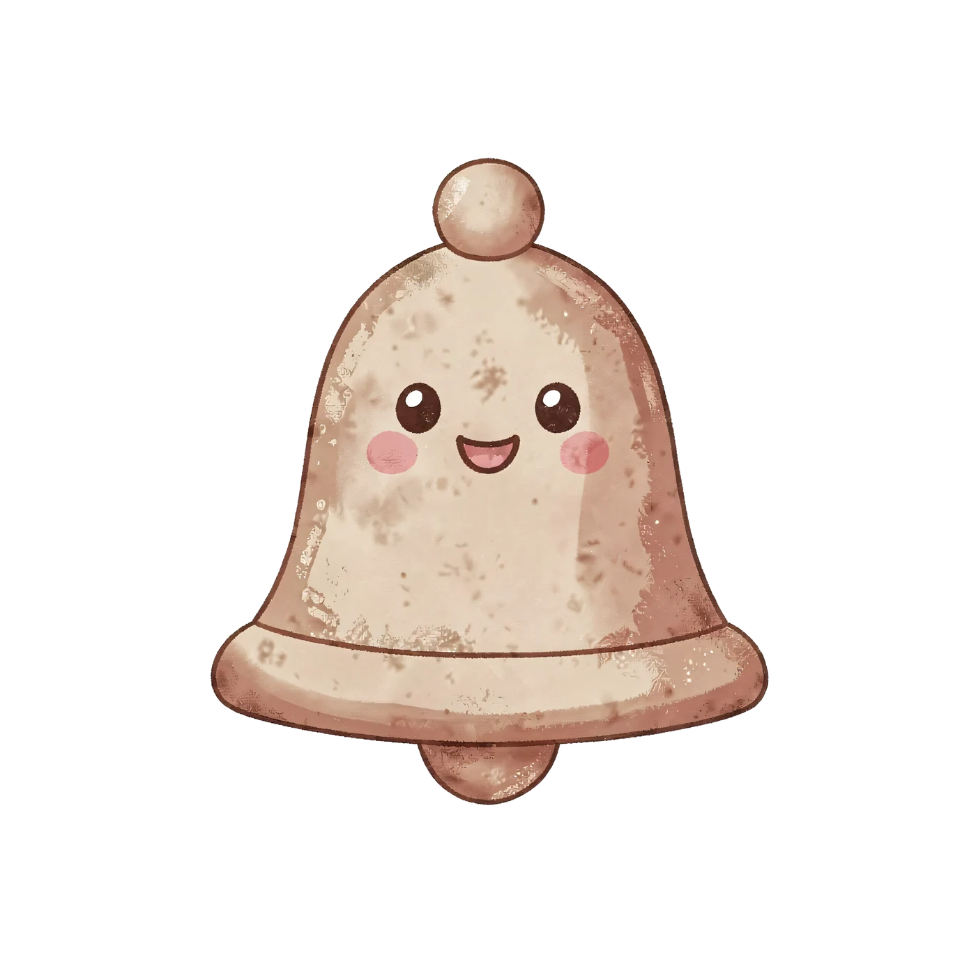 Gingerbread Bell Cookie 01 transparent PNG from the free Christmas Fairy Gingerbread Workshop pack