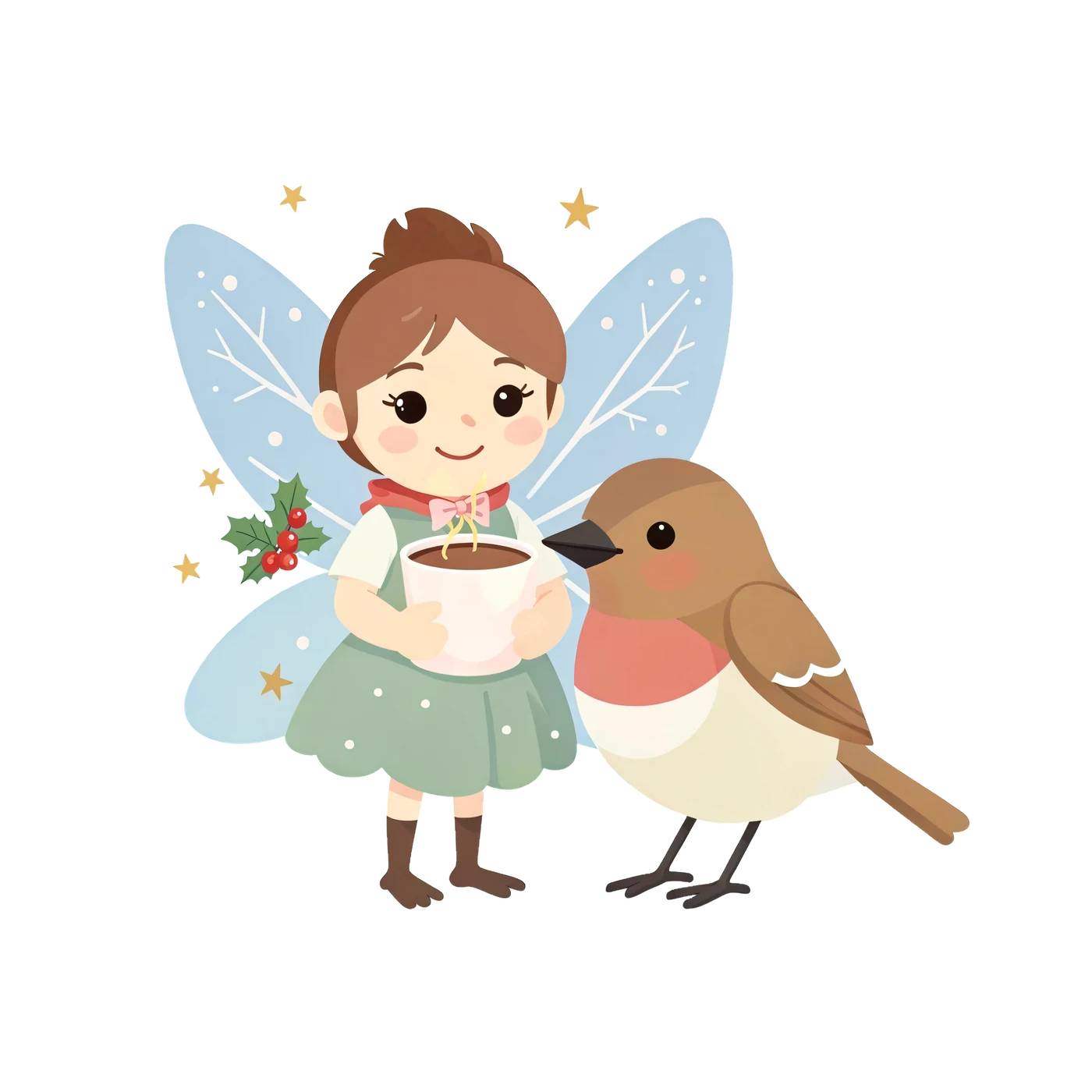 Transparente PNG-Vorschau Christmas Fairy Winter Woodland 5