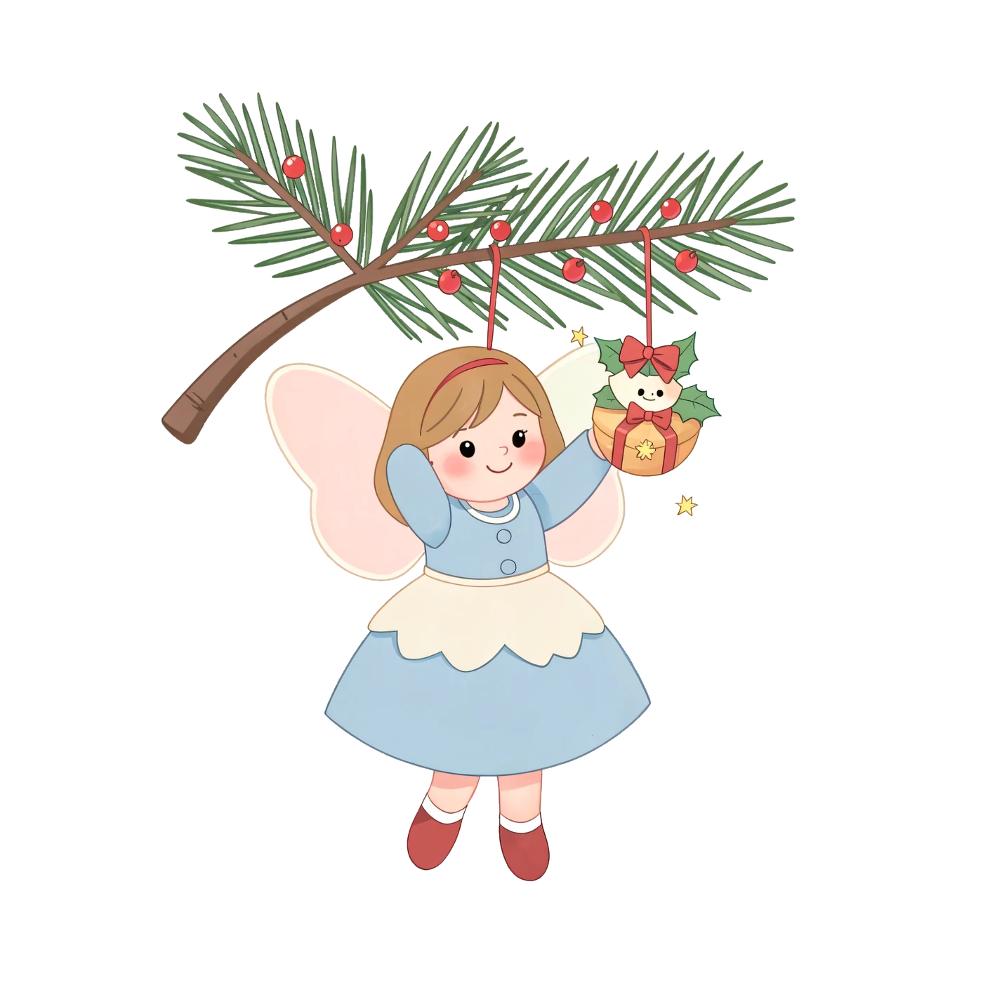 Transparente PNG-Vorschau Christmas Fairy Winter Woodland 6