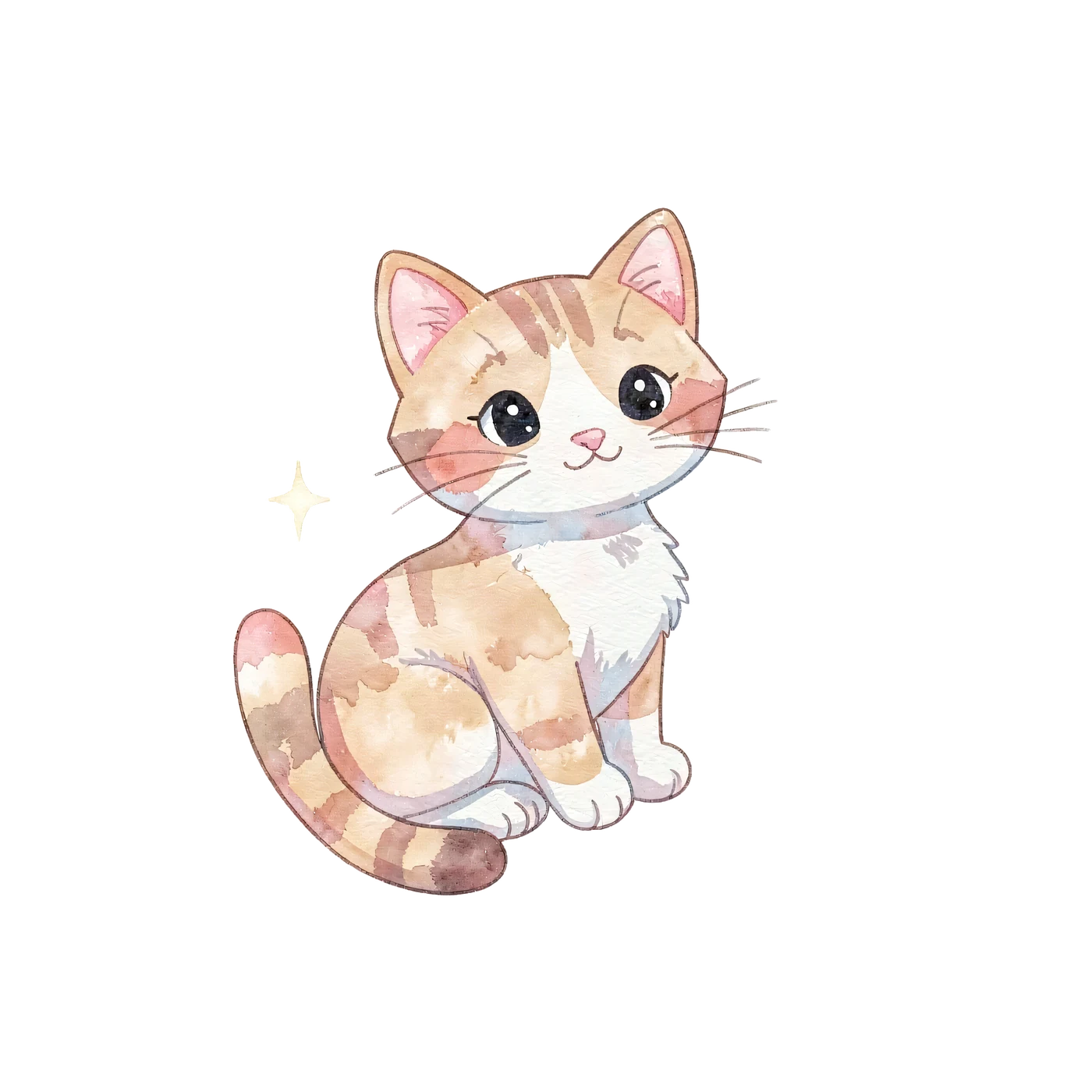 Cute Cat Clipart transparent PNG preview 1