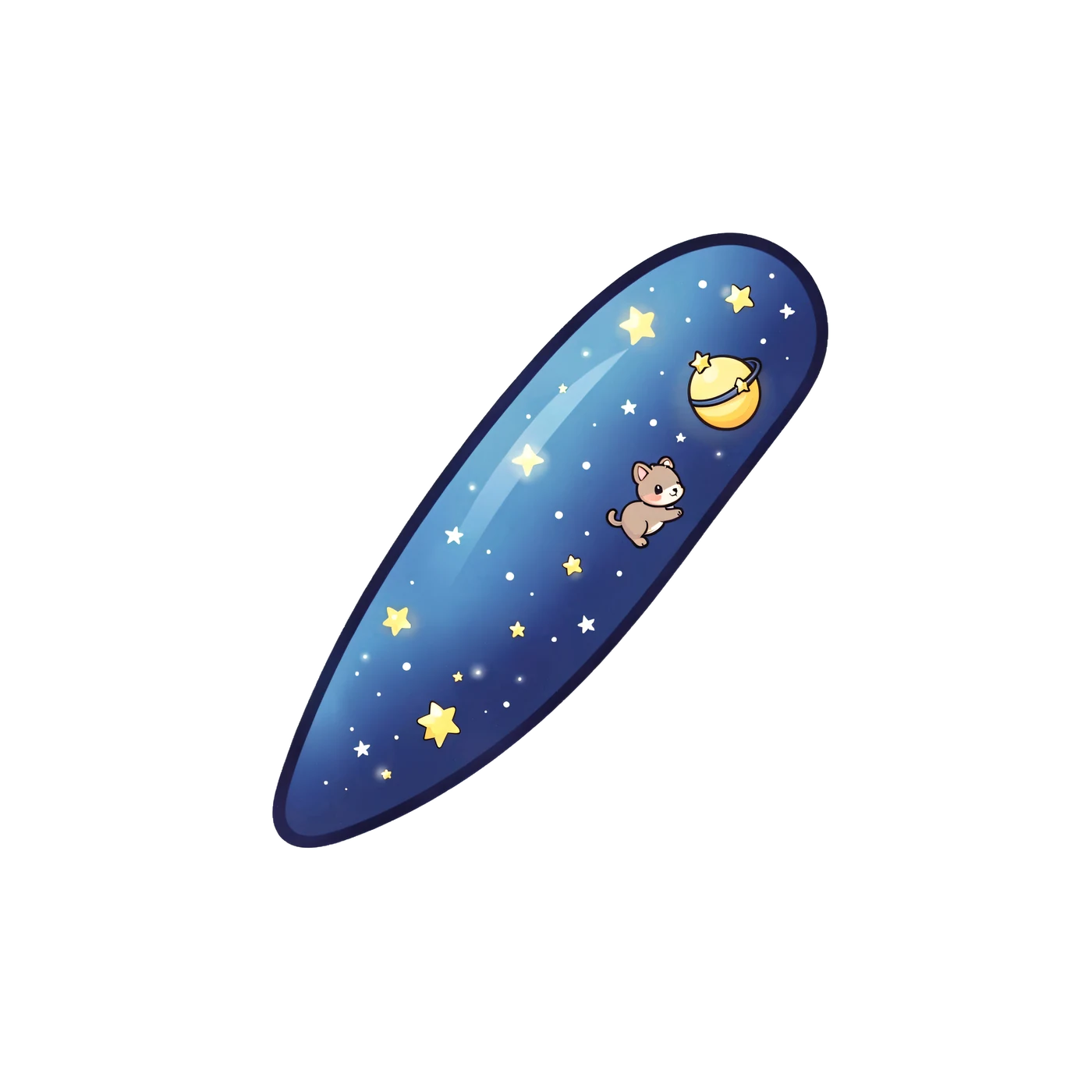 Blue Comet With Star Trail 01 transparent PNG from the free Space Explorer Science Club pack