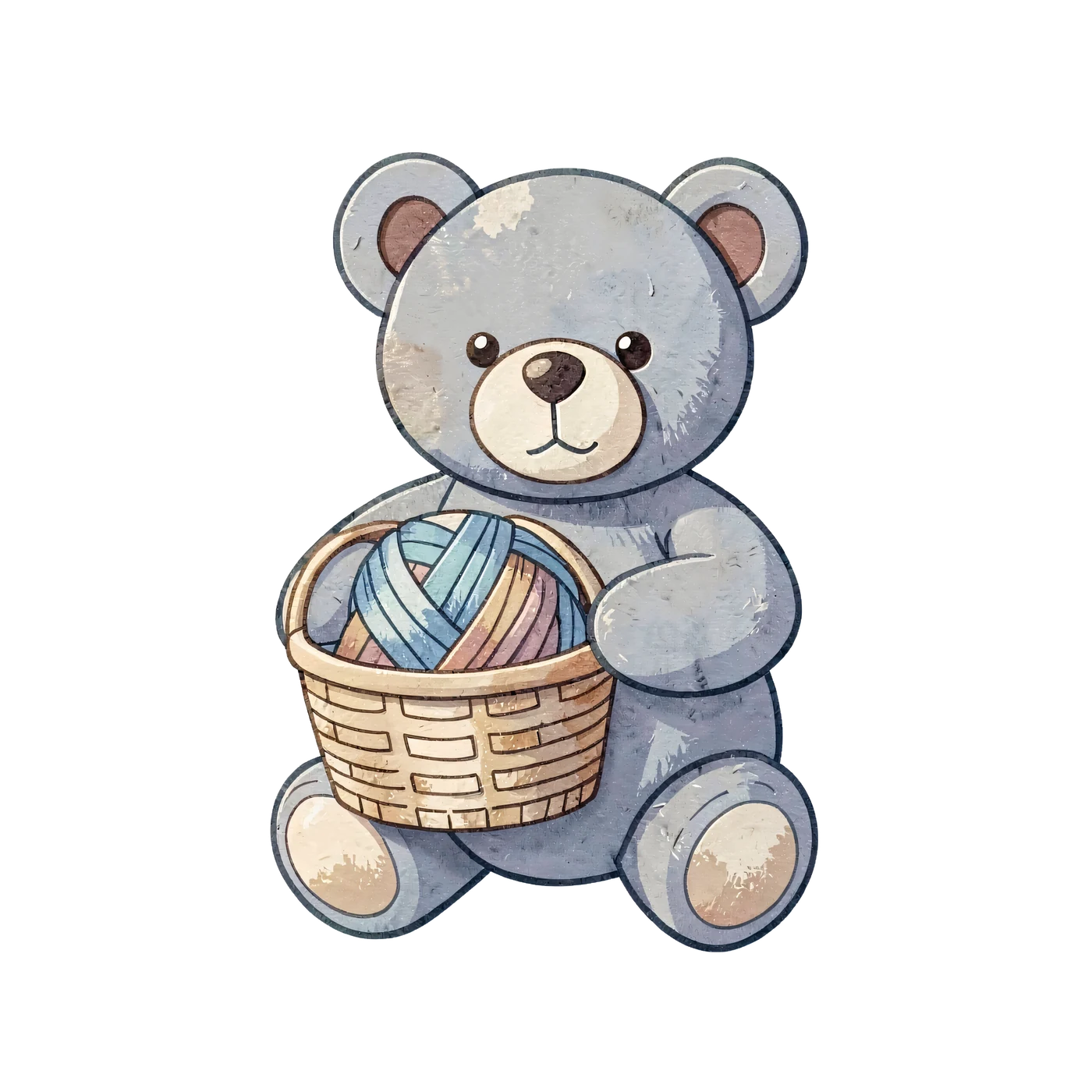 Aperçu du set PNG gratuit Atelier de laine de l’ours en peluche - 15 images de cliparts à fond transparent