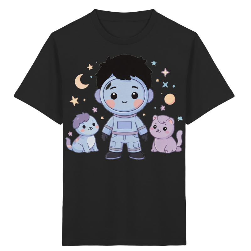 Space Explorer Science Club Kids Organic T-Shirt