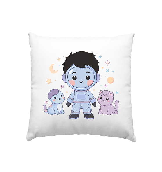 Space Explorer Science Club Cushion 40×40 cm