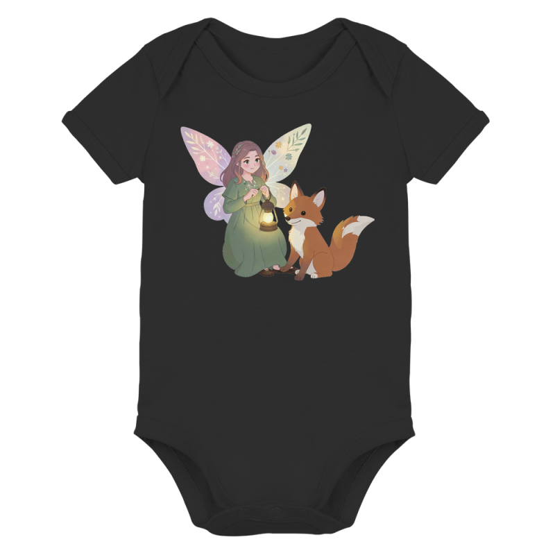 Fairy Woodland Organic Baby Bodysuit