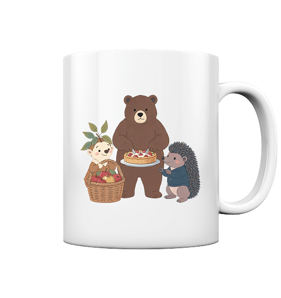 Woodland Apple Orchard Glossy Mug