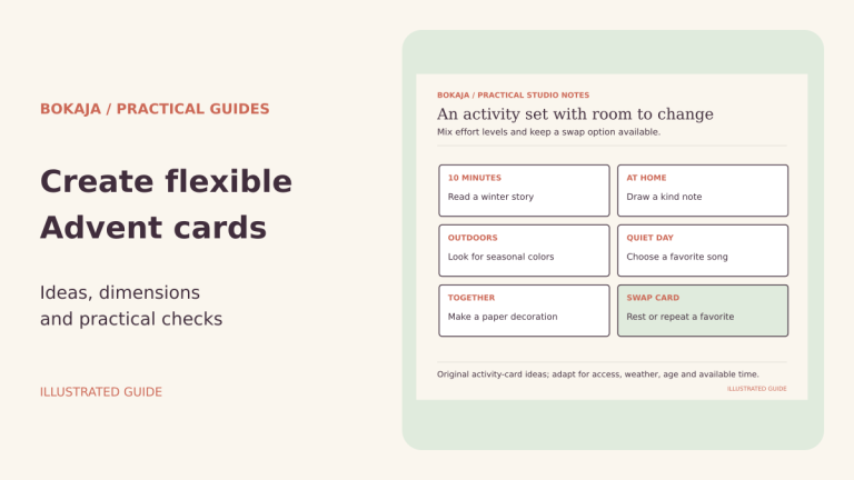 Advent Activity Card Ideas: Build a Flexible Set for Your Family — illustrated guide