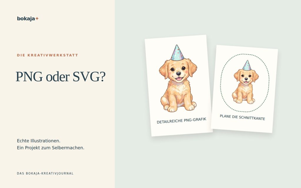 PNG oder SVG für Cricut: Wähle die Datei, die dein Projekt braucht