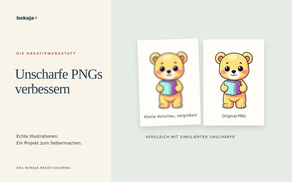 Warum ist mein PNG unscharf? Finde das Problem, bevor du es neu erstellst
