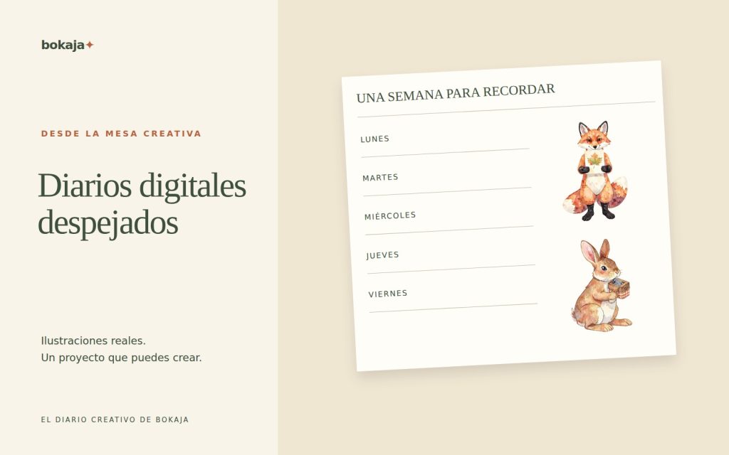 Cómo usar pegatinas digitales de diario sin recargar las páginas