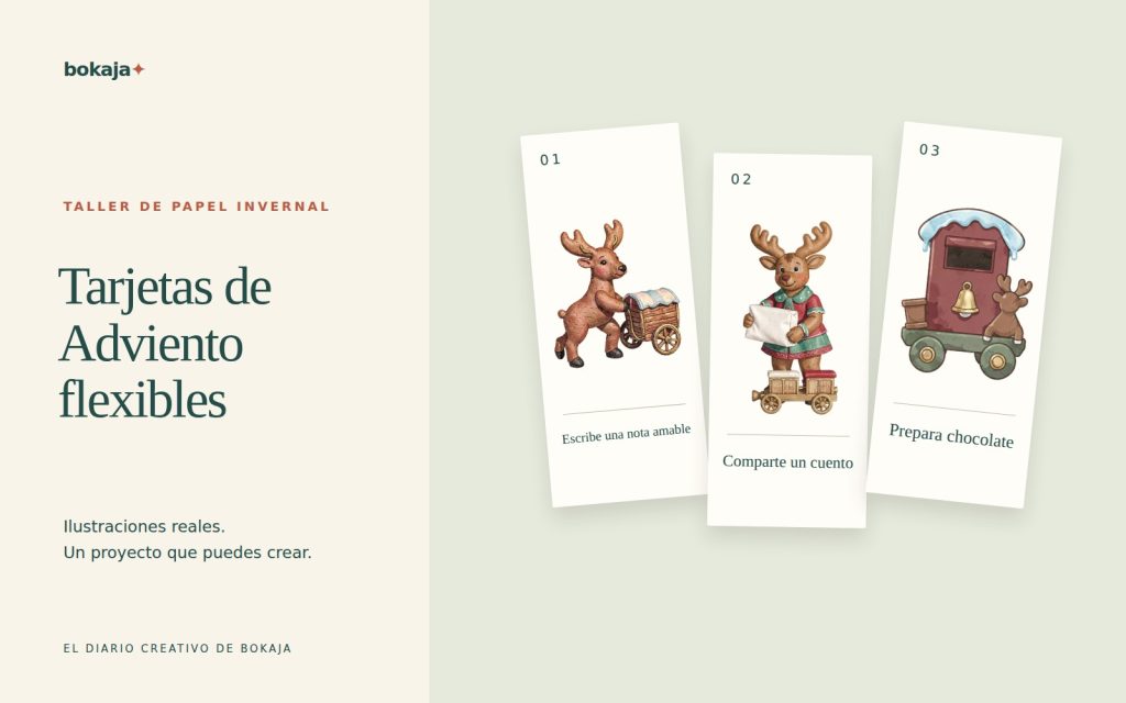 Ideas de tarjetas de actividades de Adviento: crea un conjunto flexible para tu familia