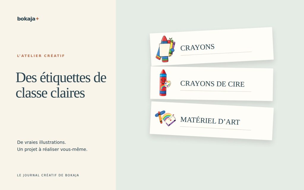 Comment créer des étiquettes de classe faciles à lire et à utiliser