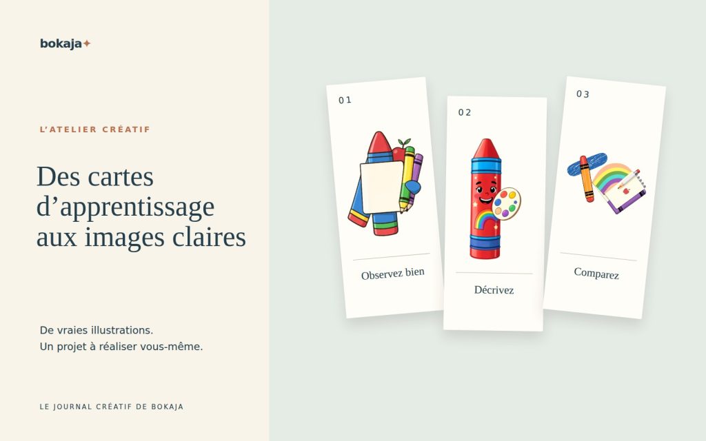 Comment créer des cartes d’apprentissage à imprimer avec des images et des textes clairs