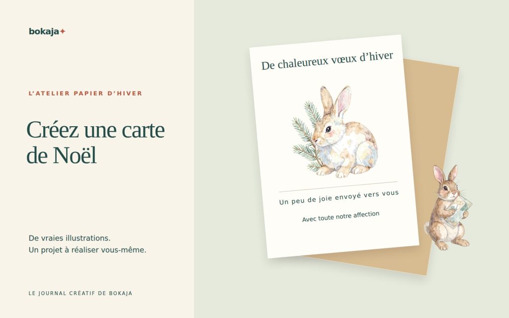 Idées de mise en page de cartes de Noël avec photos, messages et illustrations