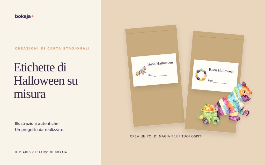 Come creare etichette per sacchetti di dolcetti di Halloween